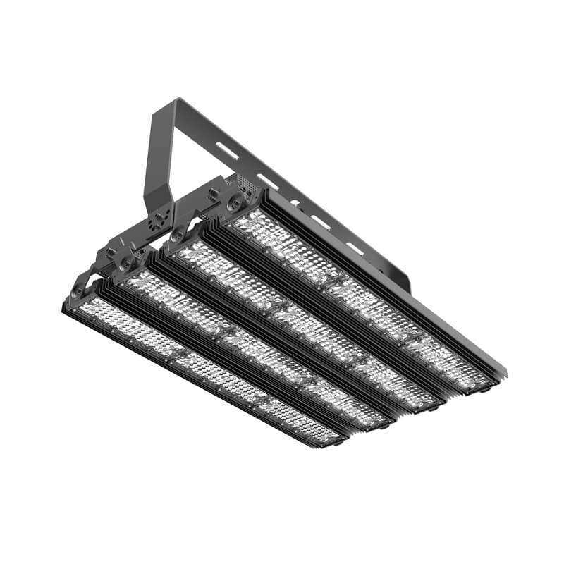 Luxu Floodlights with 4 lens on white background