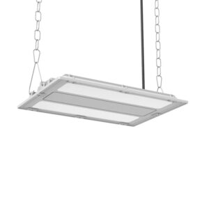 Solis Latte Linear High Bay Lights With Wiring and Chain Suspension Installation